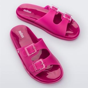 Melissa Slides with Buckles Size 8